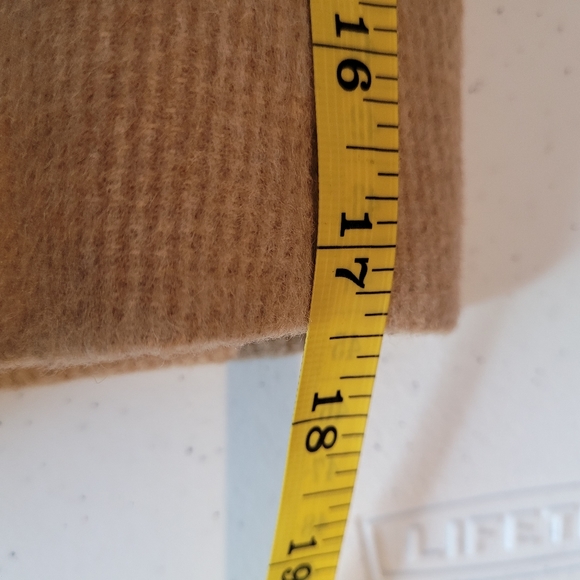 Barrister Sport Coat Mens Tan 100% Camel Hair Wood Buttons Blazer Jacket Vintage - Picture 14 of 16